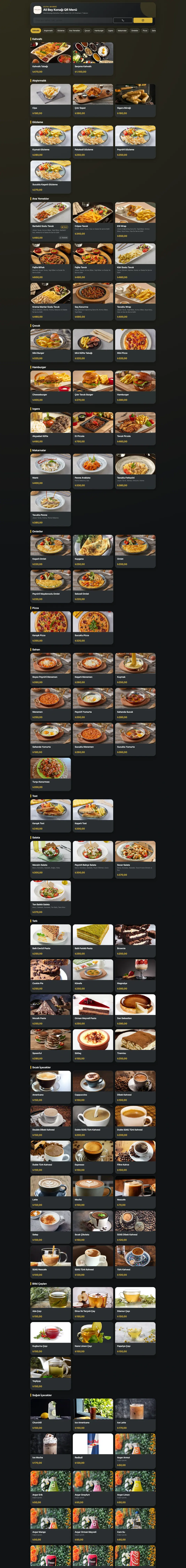 Alibeykonagi Restorant web sitesi